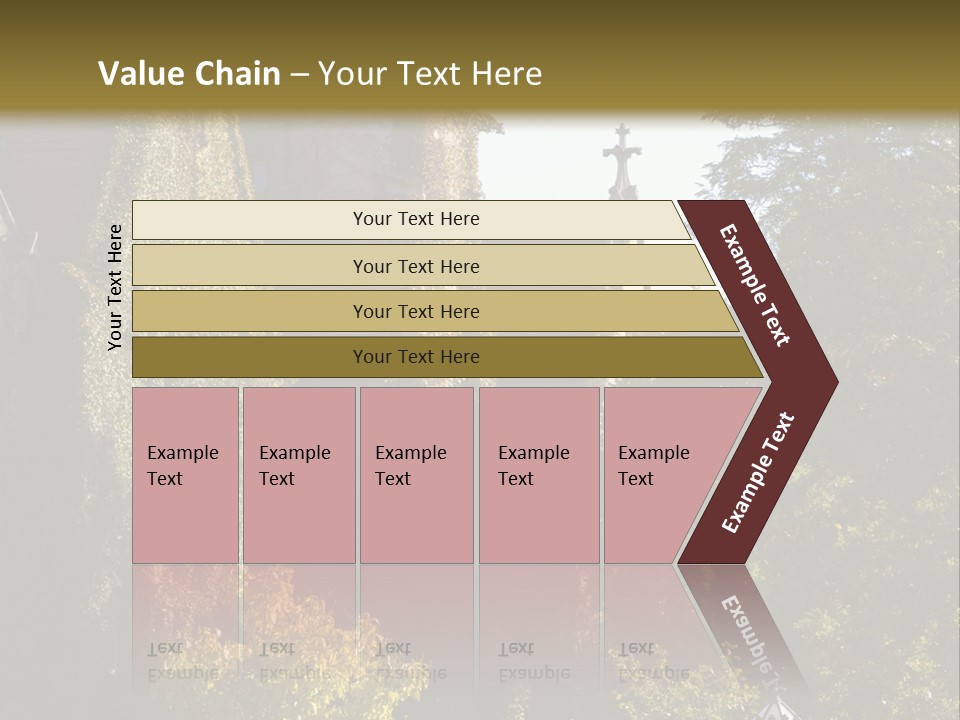 Usa Business Religion PowerPoint Template