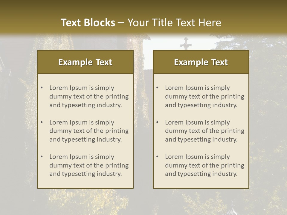 Usa Business Religion PowerPoint Template