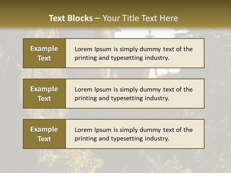 Usa Business Religion PowerPoint Template