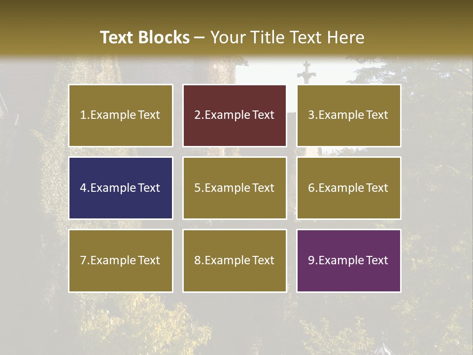 Usa Business Religion PowerPoint Template