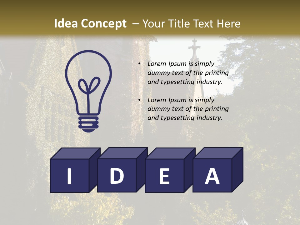 Usa Business Religion PowerPoint Template