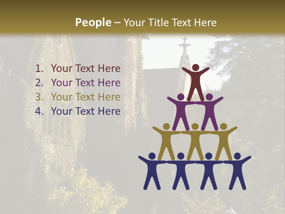 Usa Business Religion PowerPoint Template