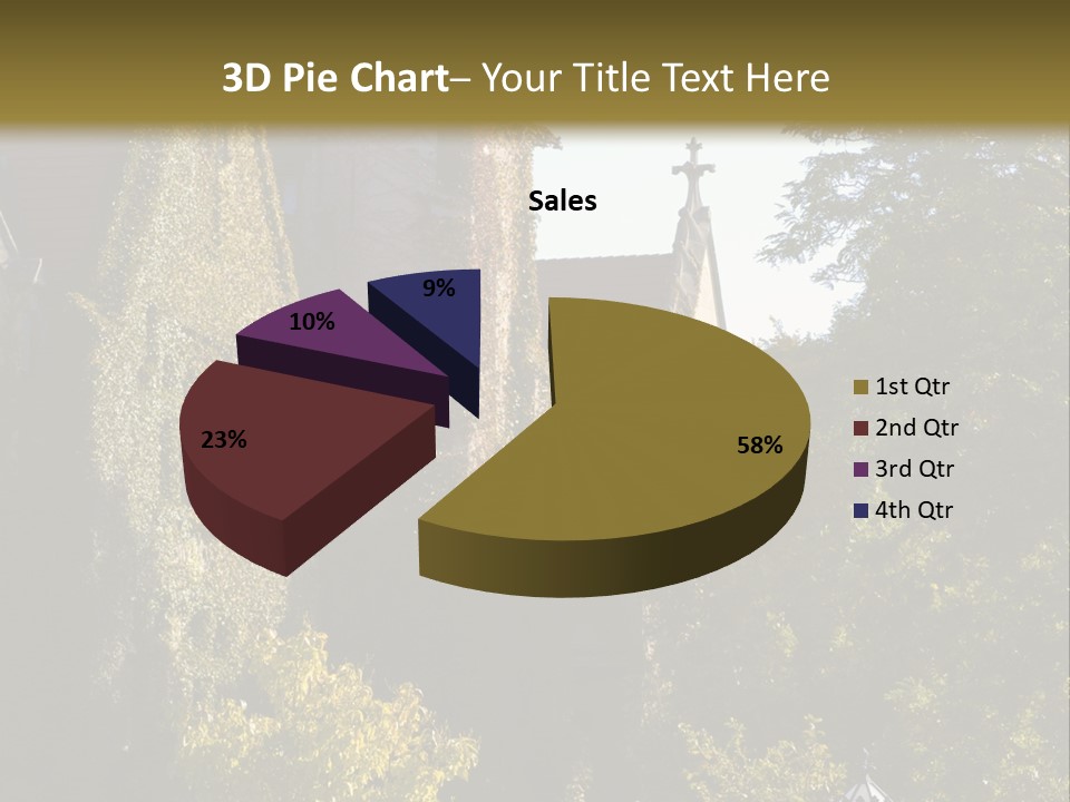 Usa Business Religion PowerPoint Template