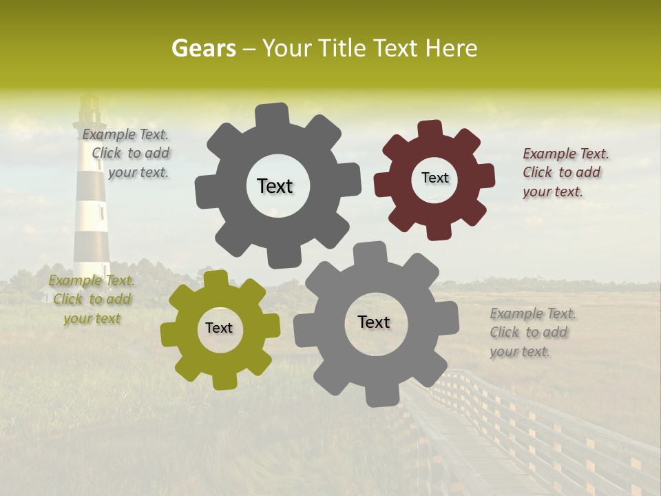 Bodie Black Nags PowerPoint Template