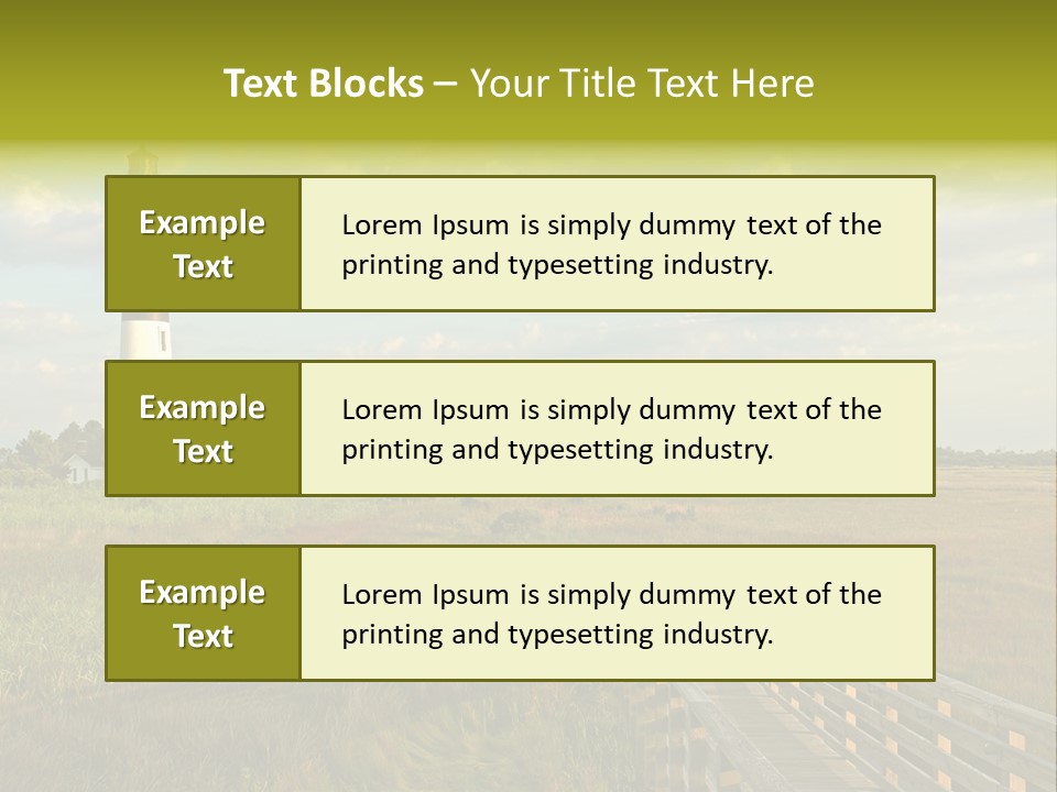 Bodie Black Nags PowerPoint Template