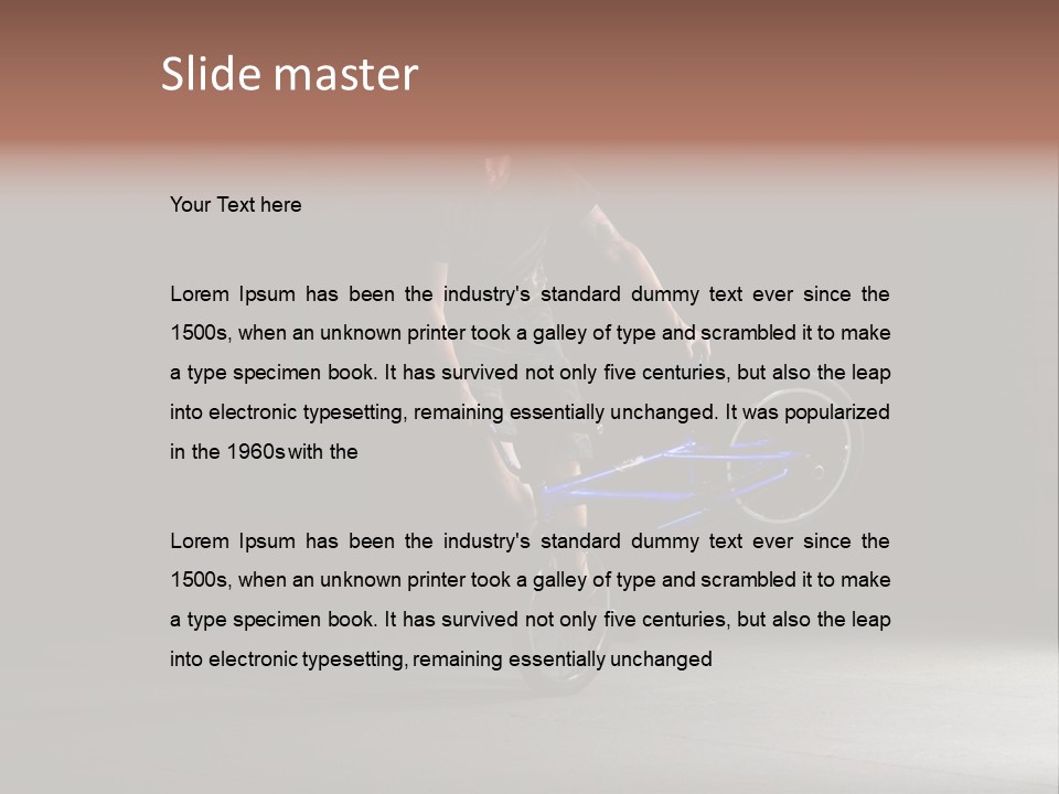 Athlete Youth Ability PowerPoint Template