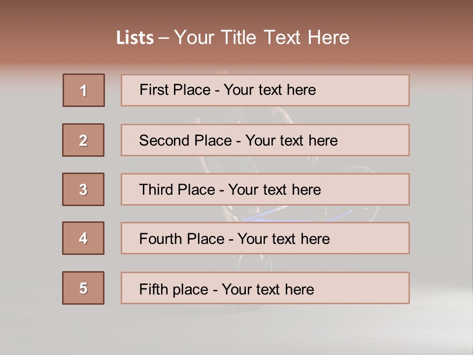 Athlete Youth Ability PowerPoint Template