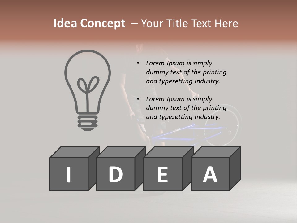 Athlete Youth Ability PowerPoint Template