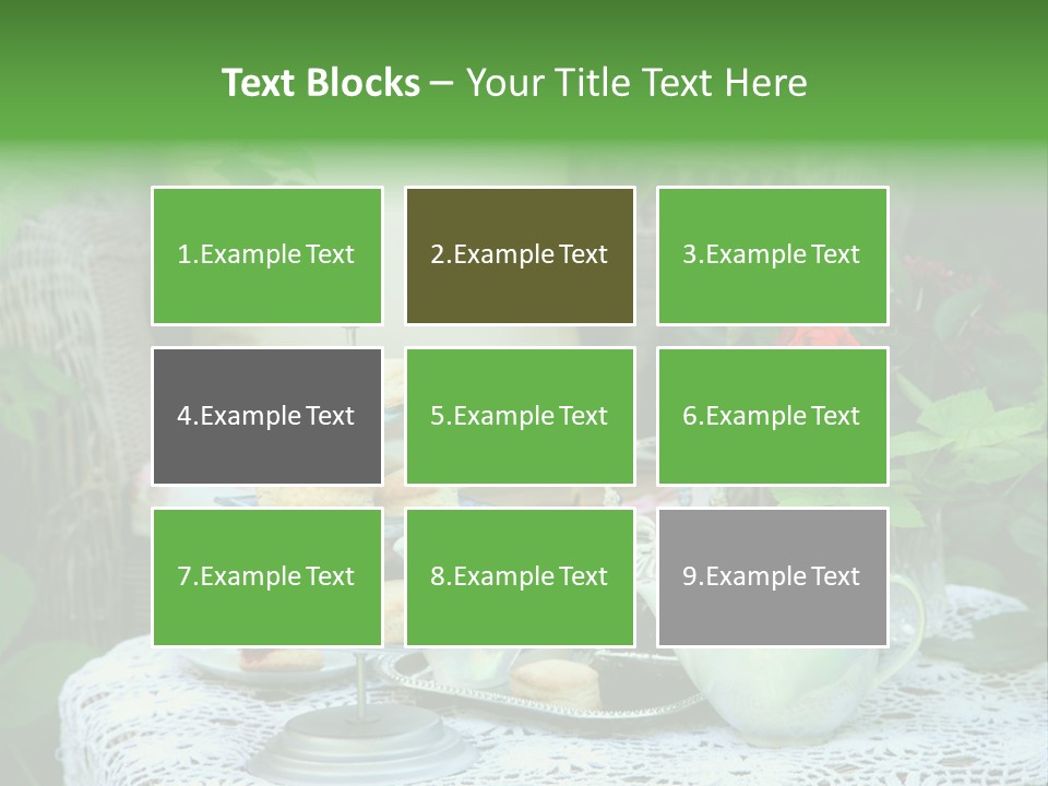 Scones Bowl Summer PowerPoint Template