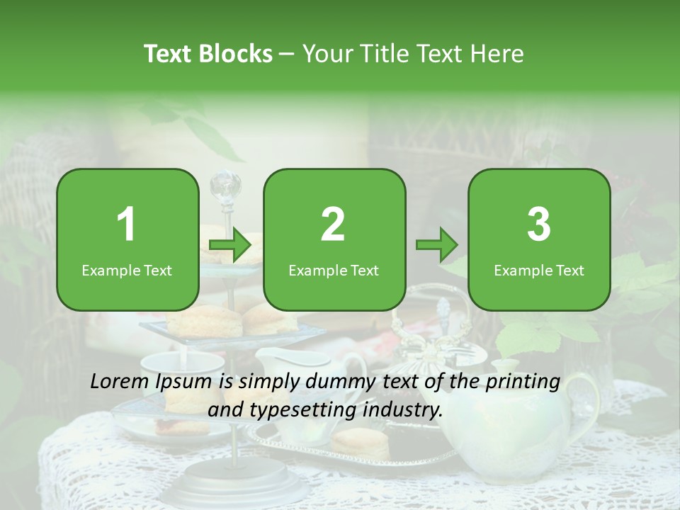 Scones Bowl Summer PowerPoint Template