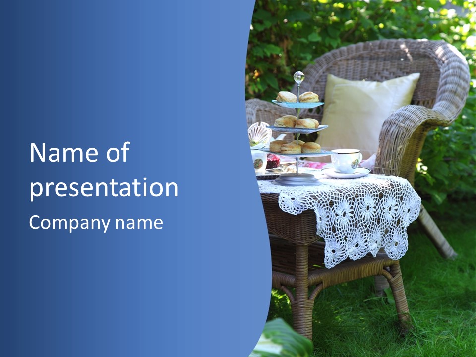 Afternoon Tea Milk British PowerPoint Template