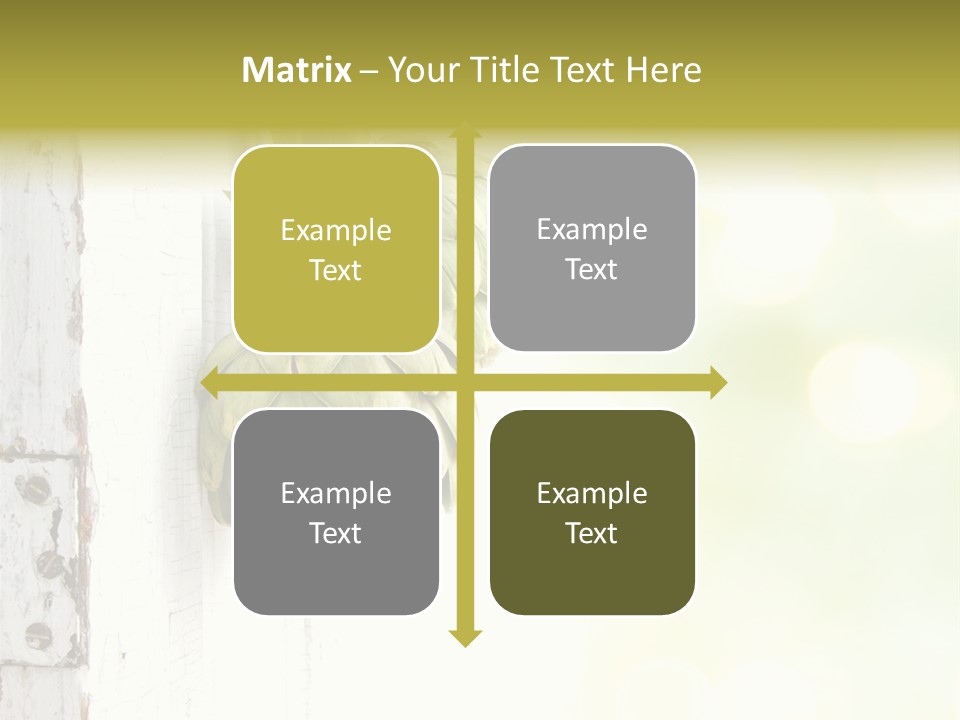 A Bunch Of Unripe Bananas Hanging On A Wall PowerPoint Template