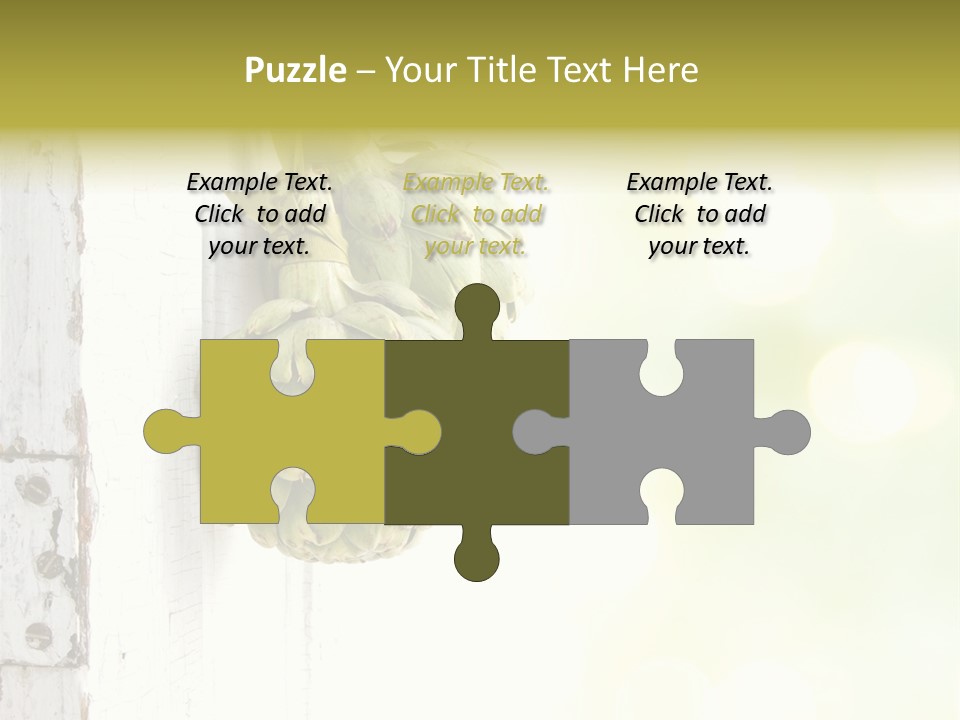 A Bunch Of Unripe Bananas Hanging On A Wall PowerPoint Template