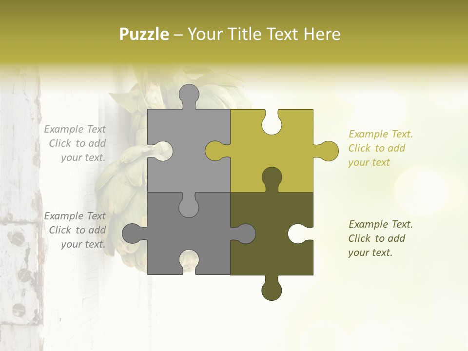 A Bunch Of Unripe Bananas Hanging On A Wall PowerPoint Template