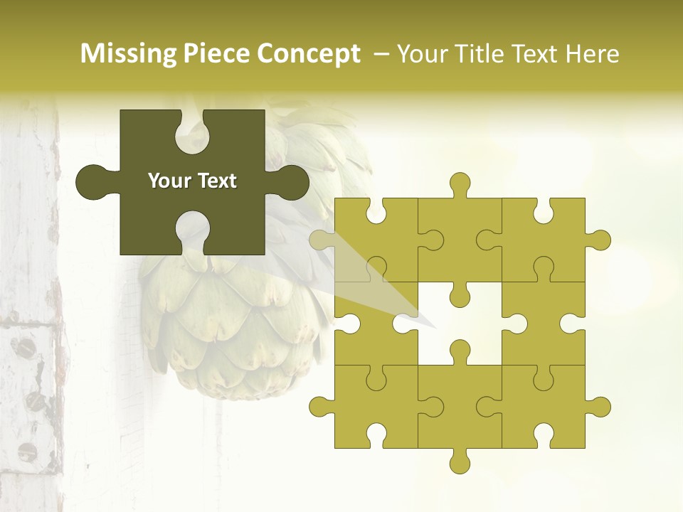 A Bunch Of Unripe Bananas Hanging On A Wall PowerPoint Template