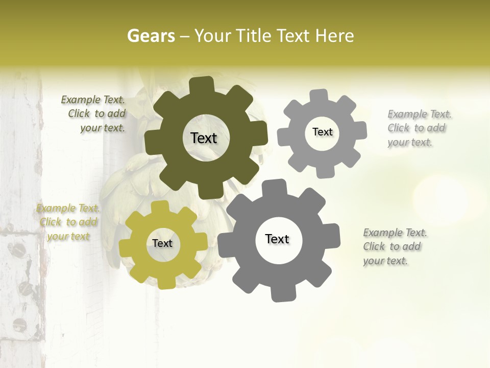 A Bunch Of Unripe Bananas Hanging On A Wall PowerPoint Template