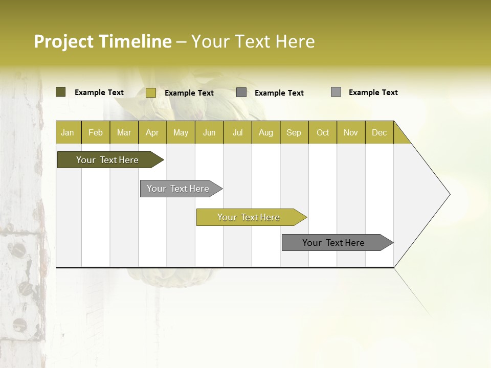 A Bunch Of Unripe Bananas Hanging On A Wall PowerPoint Template