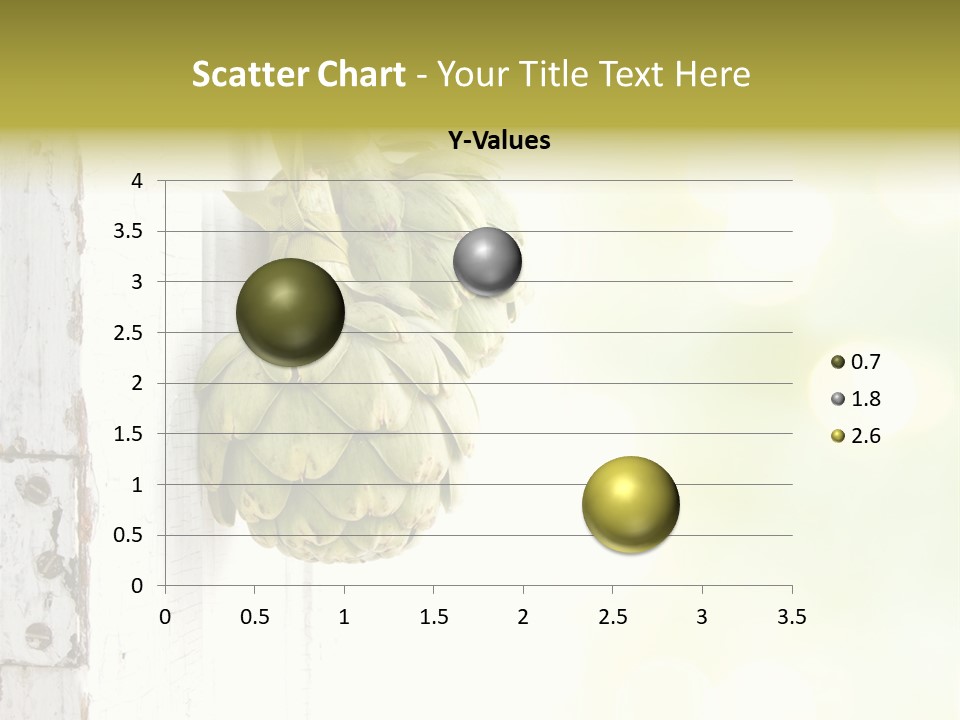 A Bunch Of Unripe Bananas Hanging On A Wall PowerPoint Template