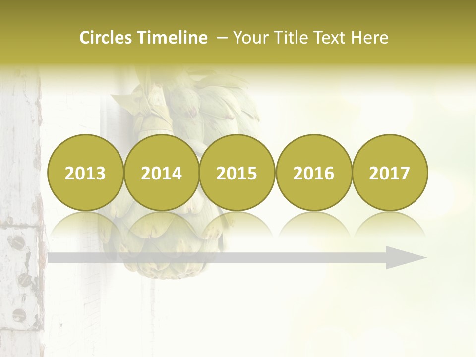 A Bunch Of Unripe Bananas Hanging On A Wall PowerPoint Template