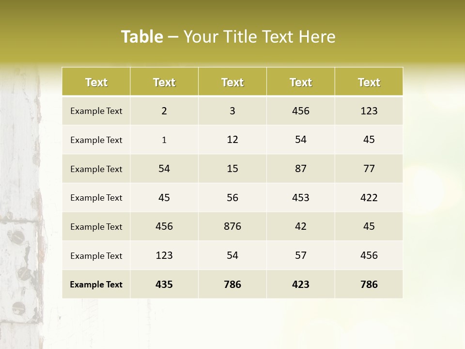 A Bunch Of Unripe Bananas Hanging On A Wall PowerPoint Template