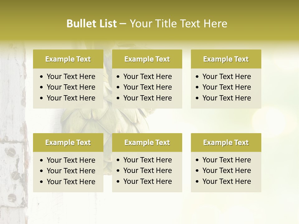 A Bunch Of Unripe Bananas Hanging On A Wall PowerPoint Template