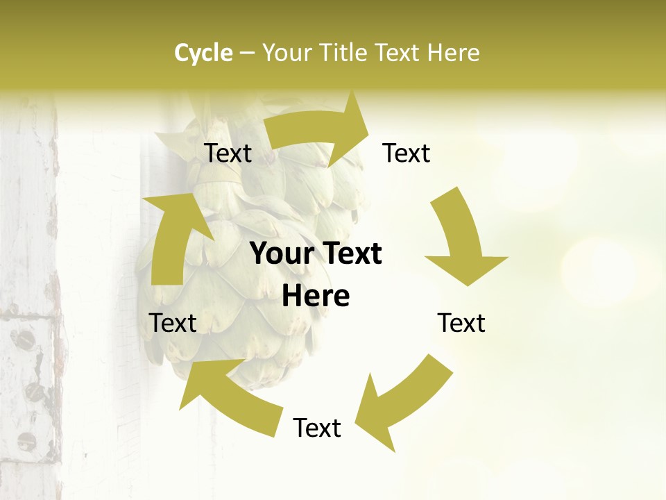 A Bunch Of Unripe Bananas Hanging On A Wall PowerPoint Template