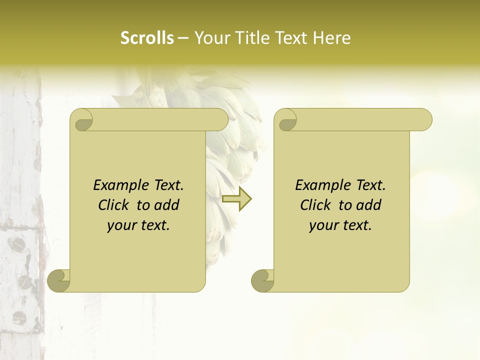 A Bunch Of Unripe Bananas Hanging On A Wall PowerPoint Template