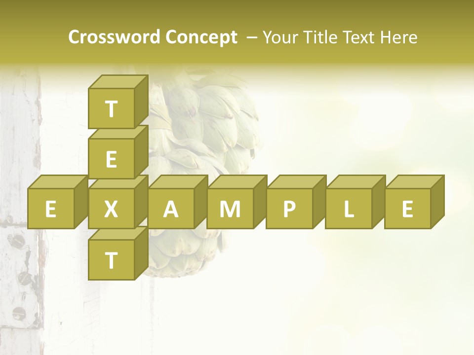 A Bunch Of Unripe Bananas Hanging On A Wall PowerPoint Template