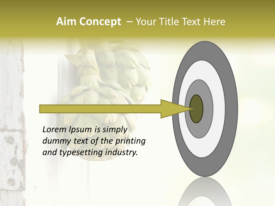 A Bunch Of Unripe Bananas Hanging On A Wall PowerPoint Template