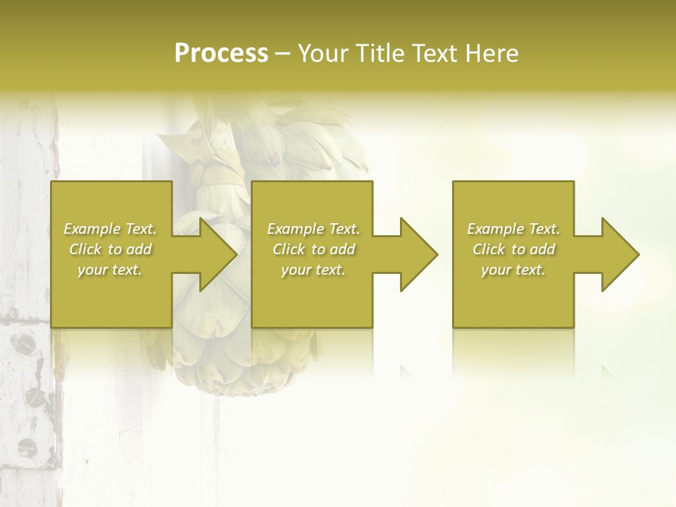 A Bunch Of Unripe Bananas Hanging On A Wall PowerPoint Template