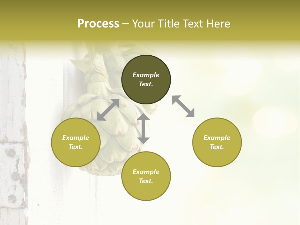 A Bunch Of Unripe Bananas Hanging On A Wall PowerPoint Template