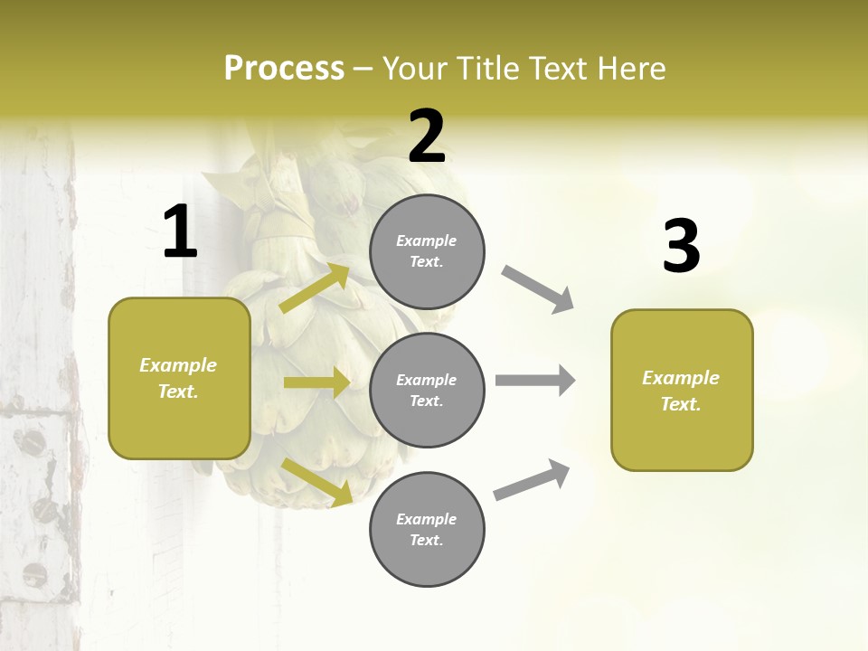 A Bunch Of Unripe Bananas Hanging On A Wall PowerPoint Template