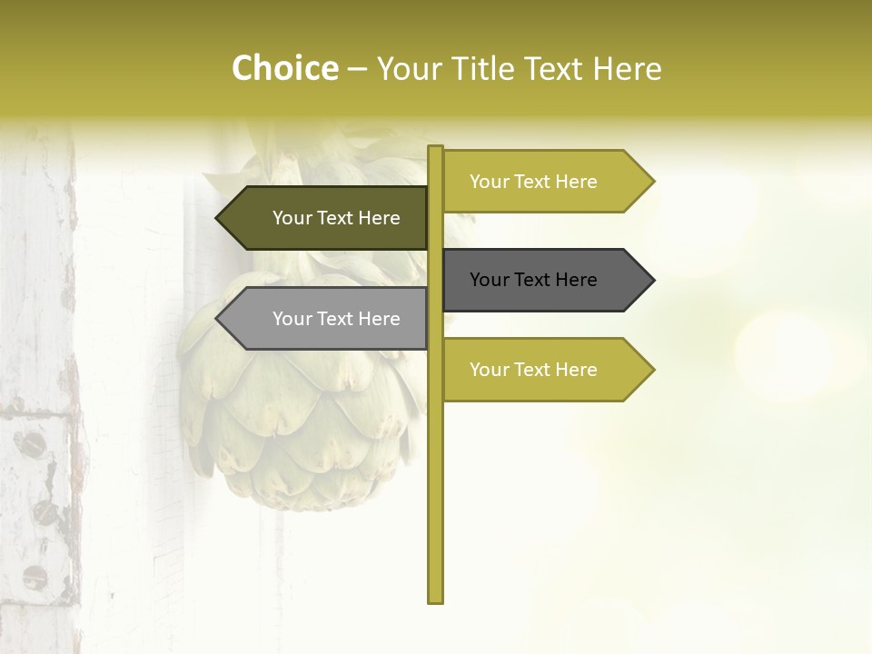 A Bunch Of Unripe Bananas Hanging On A Wall PowerPoint Template