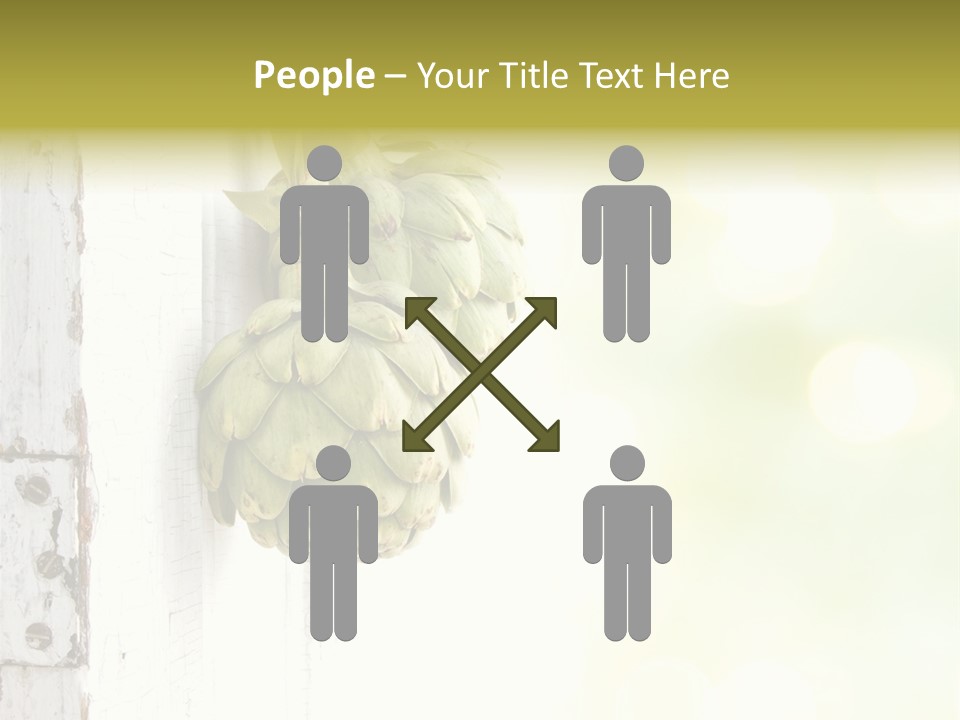 A Bunch Of Unripe Bananas Hanging On A Wall PowerPoint Template