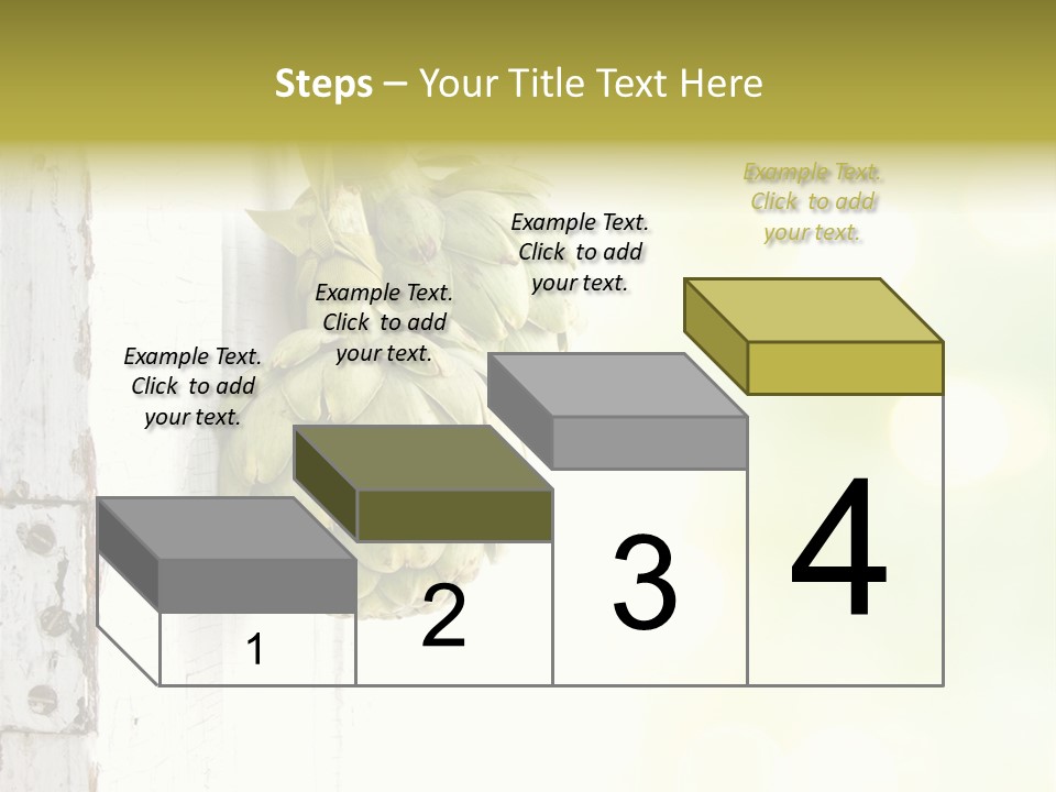 A Bunch Of Unripe Bananas Hanging On A Wall PowerPoint Template