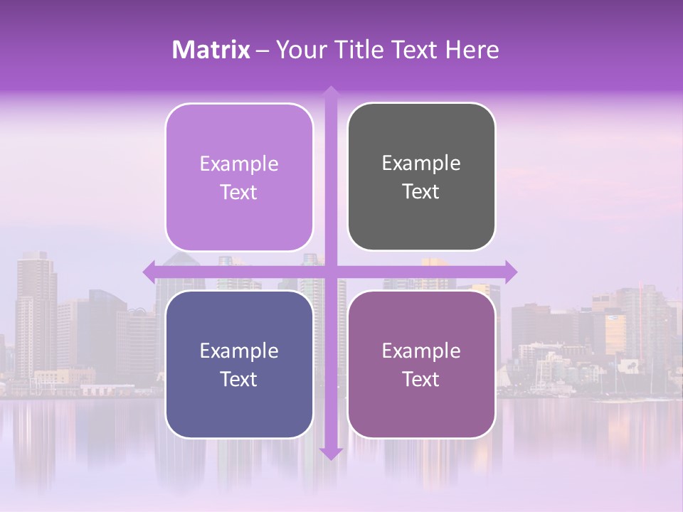 Outdoor Dusk Modern PowerPoint Template