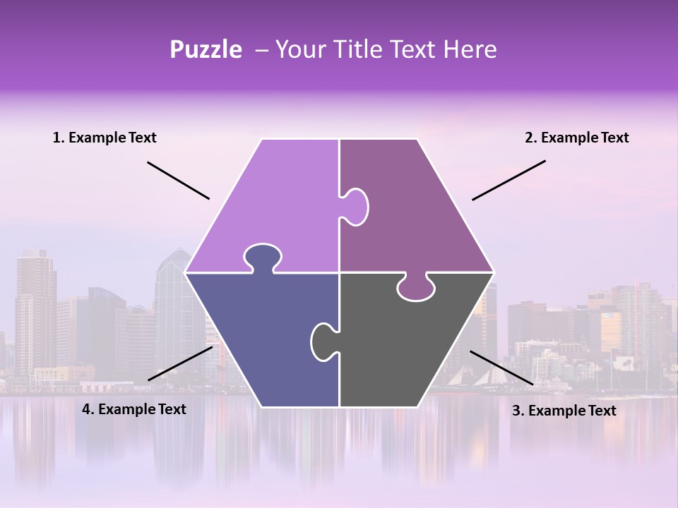 Outdoor Dusk Modern PowerPoint Template