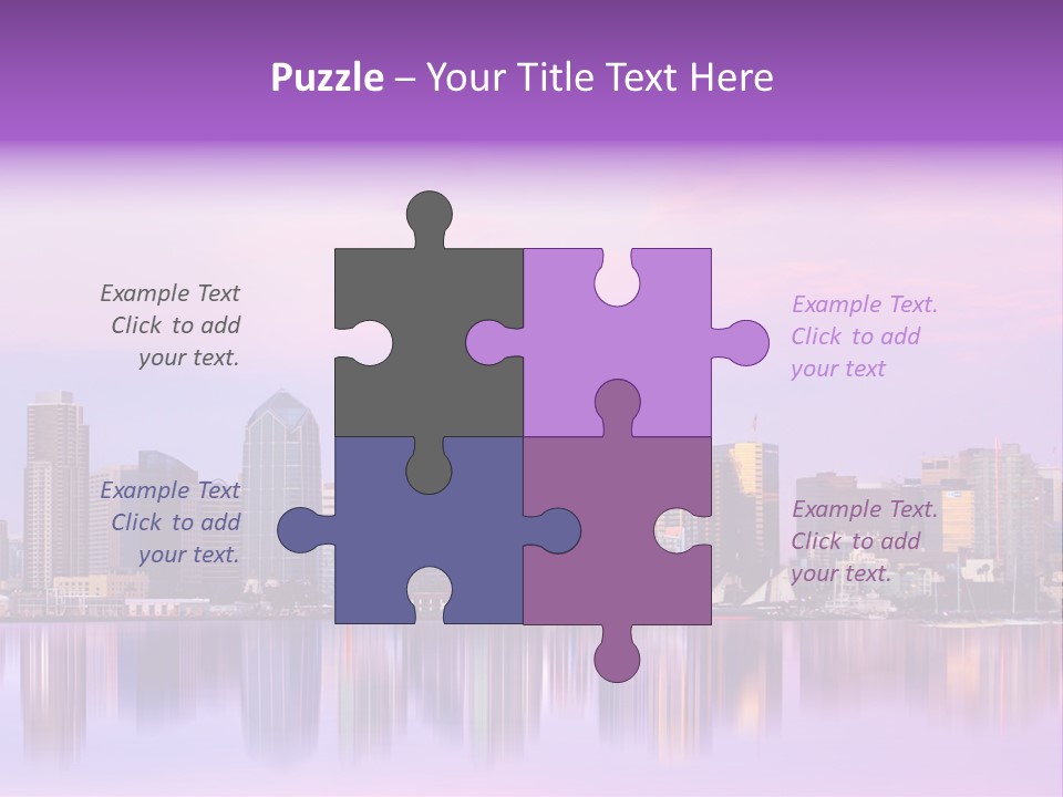 Outdoor Dusk Modern PowerPoint Template