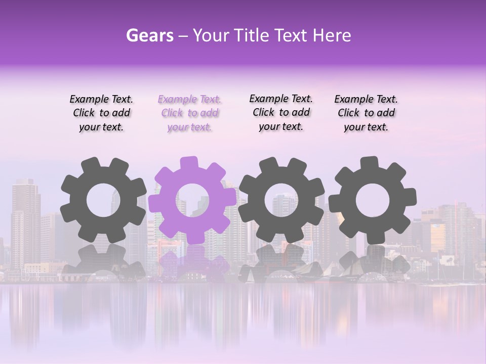 Outdoor Dusk Modern PowerPoint Template