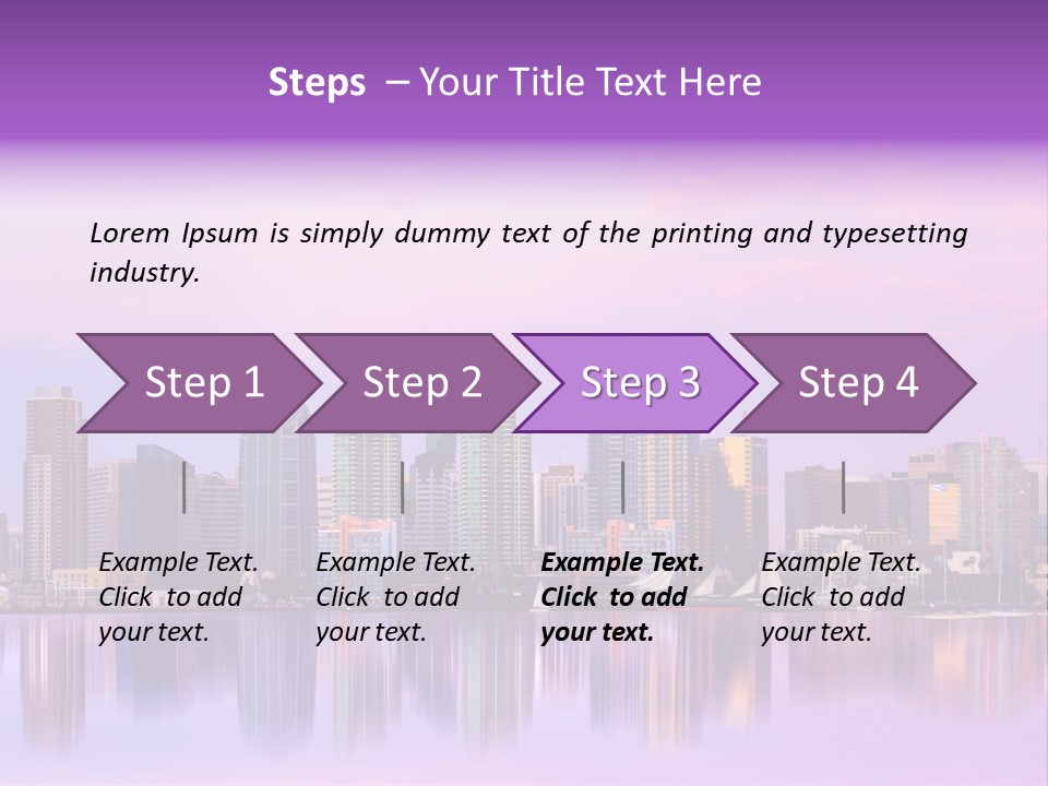 Outdoor Dusk Modern PowerPoint Template