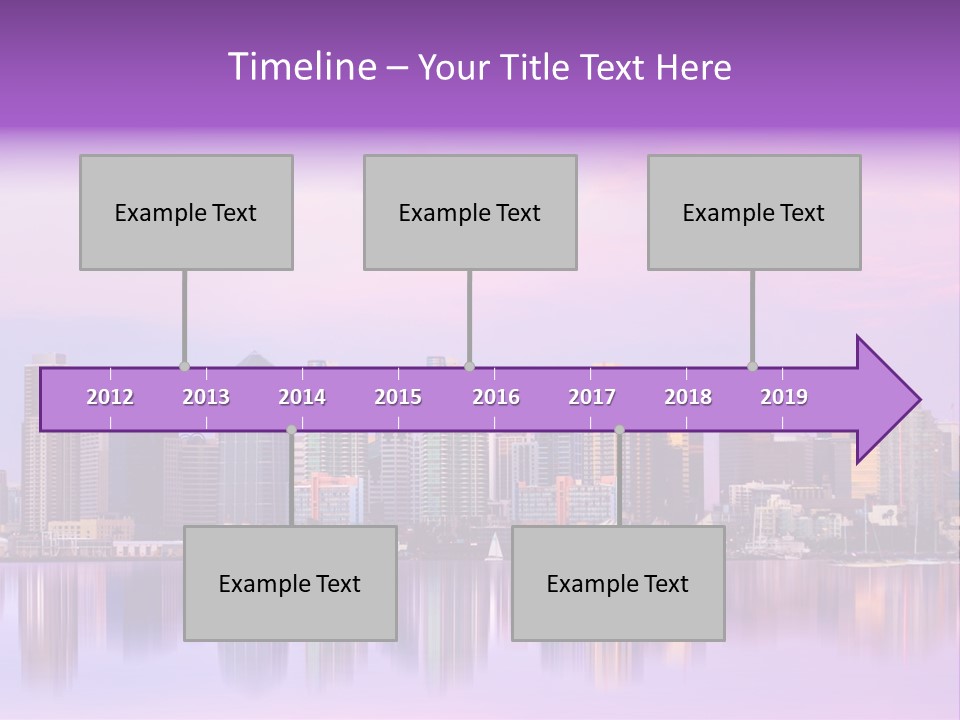 Outdoor Dusk Modern PowerPoint Template