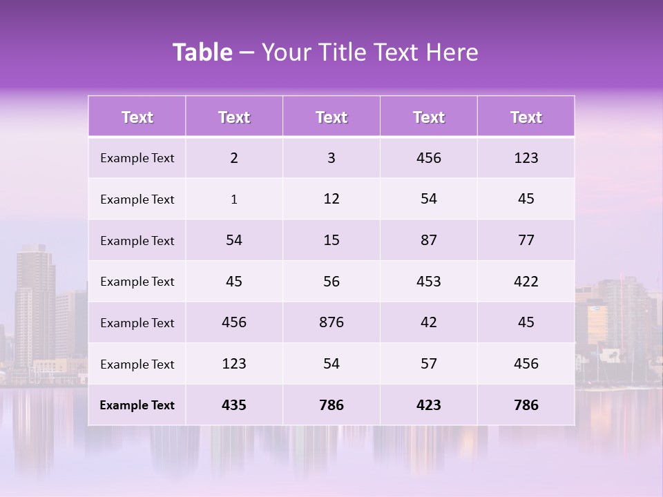 Outdoor Dusk Modern PowerPoint Template