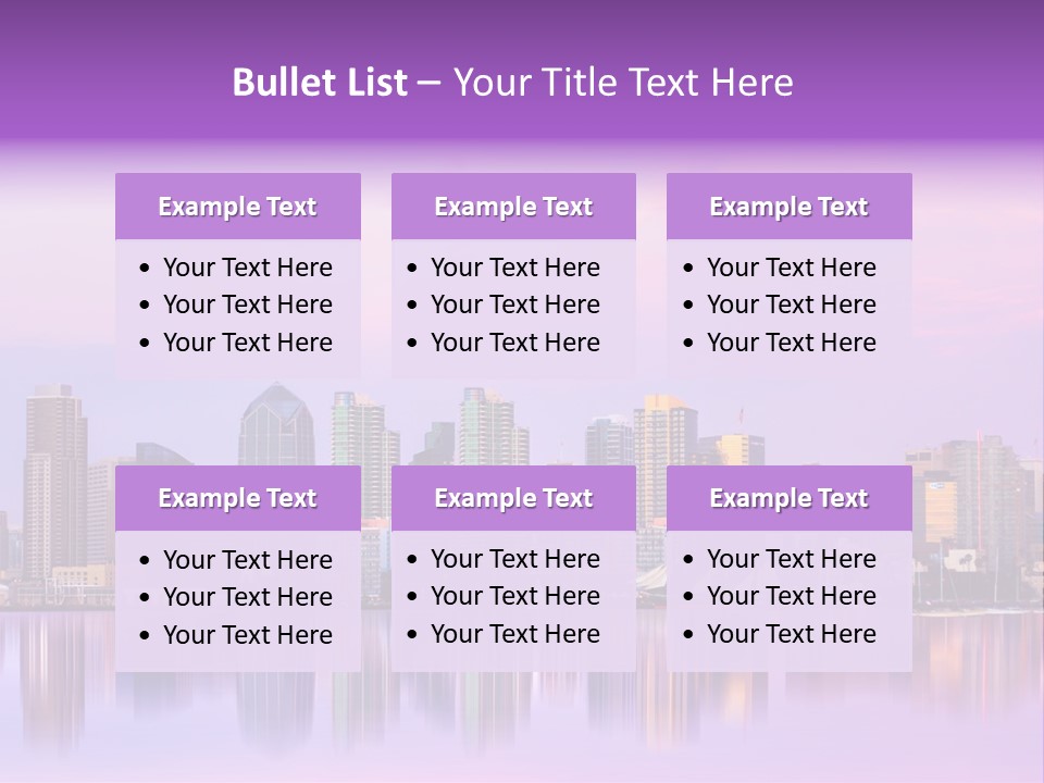 Outdoor Dusk Modern PowerPoint Template