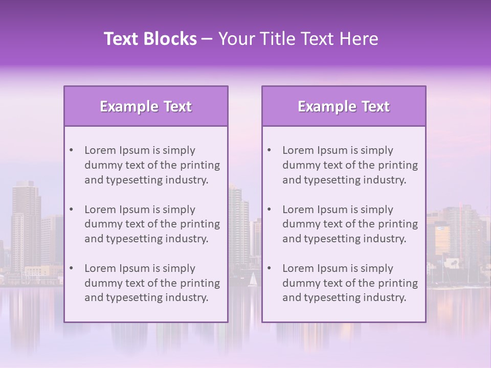 Outdoor Dusk Modern PowerPoint Template