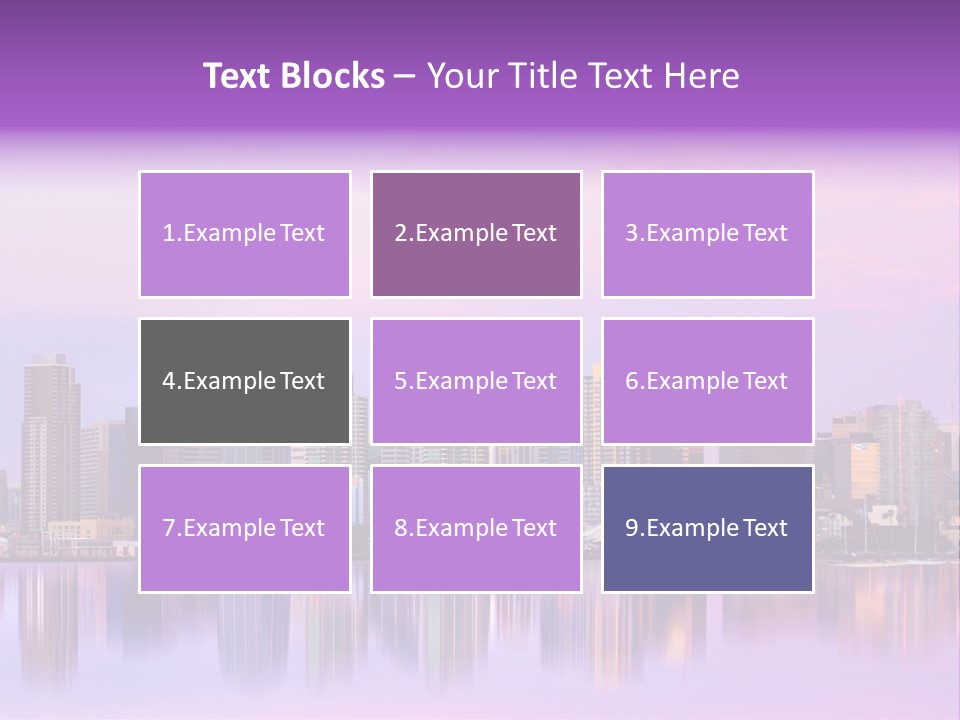 Outdoor Dusk Modern PowerPoint Template