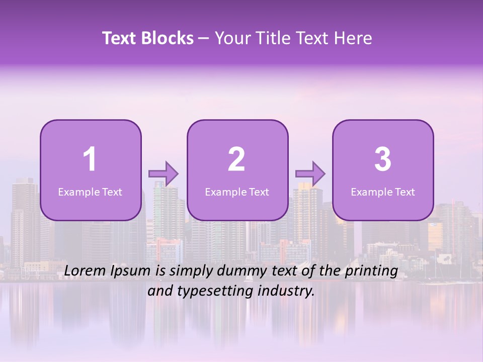 Outdoor Dusk Modern PowerPoint Template