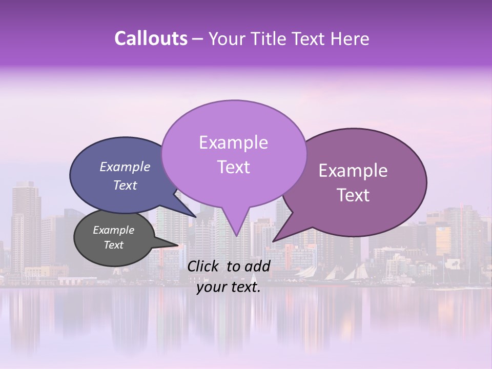 Outdoor Dusk Modern PowerPoint Template