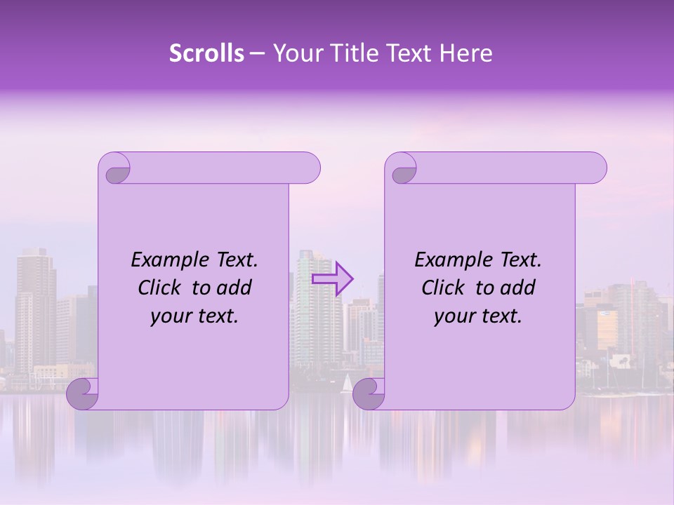Outdoor Dusk Modern PowerPoint Template