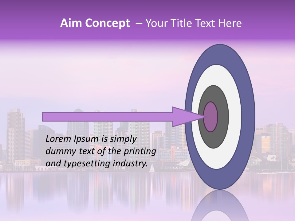 Outdoor Dusk Modern PowerPoint Template