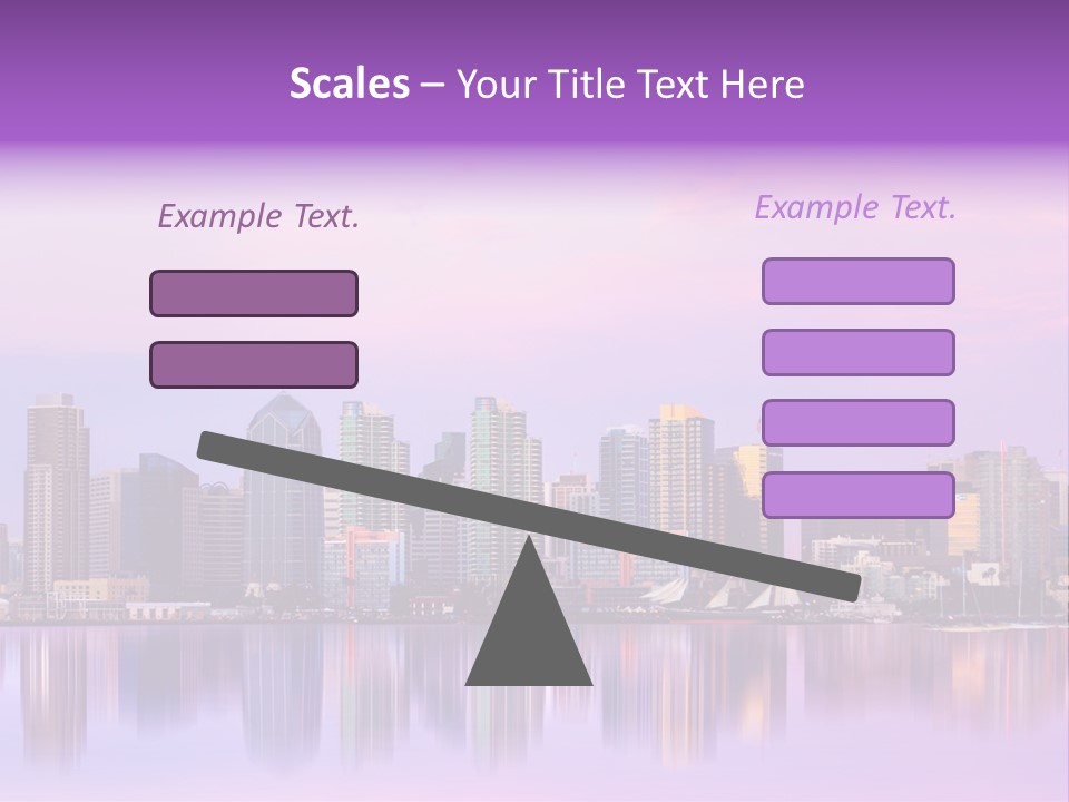 Outdoor Dusk Modern PowerPoint Template